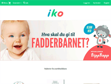 Tablet Screenshot of iko.no